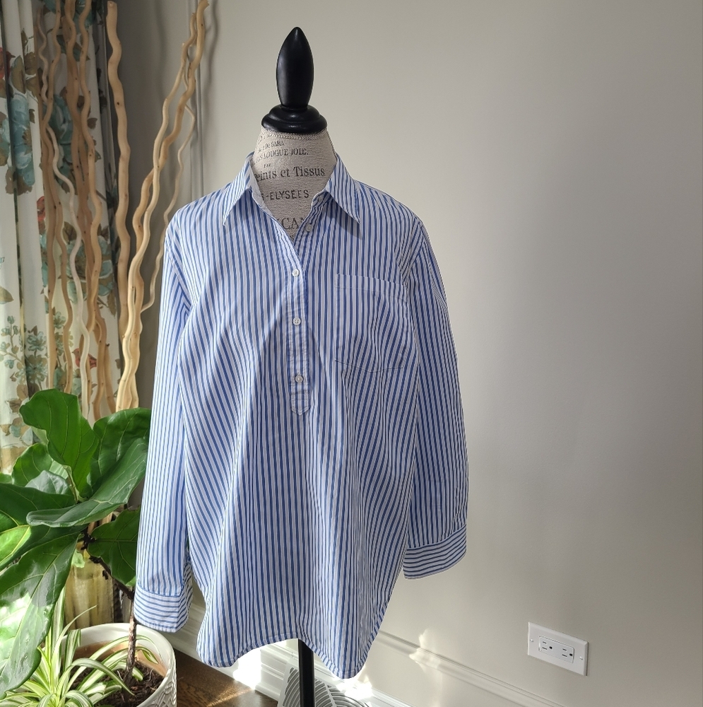 Lauren Ralph Lauren striped women's shirt size 1X